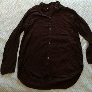 CP Shades maroon rayon shirt